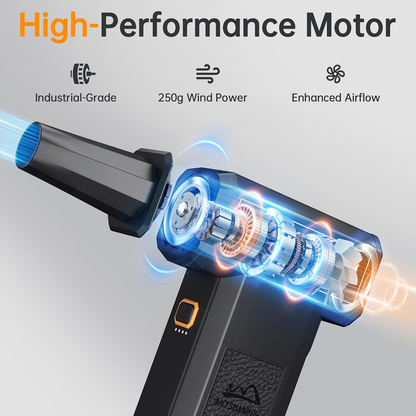 Cordless air duster and mini blower, view 2